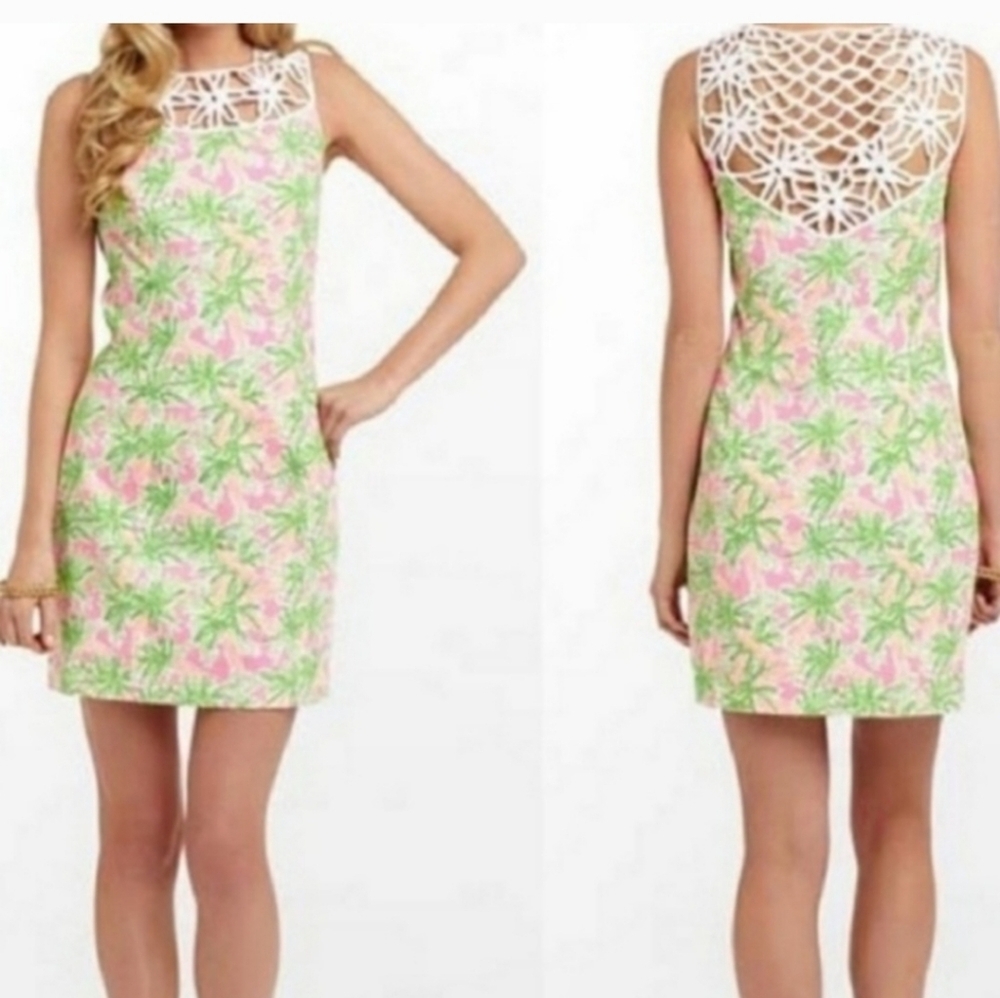 Lilly Pulitzer Lacina Dress Nibbles JS1622 Womens Size 4